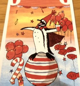 ペンギンパーティに登場する赤のマゼランペンギン