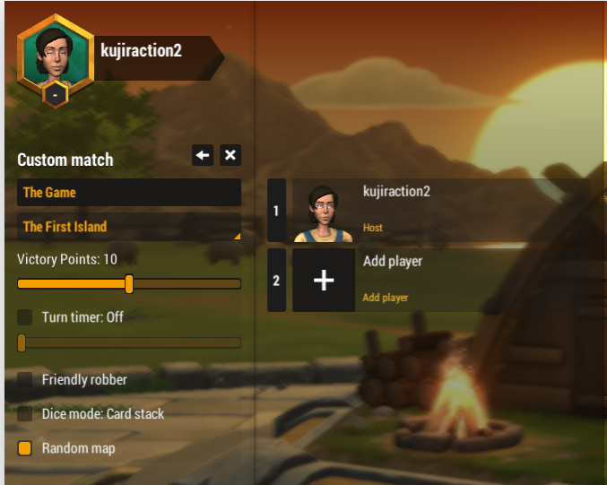カスタムマッチ　設定方法