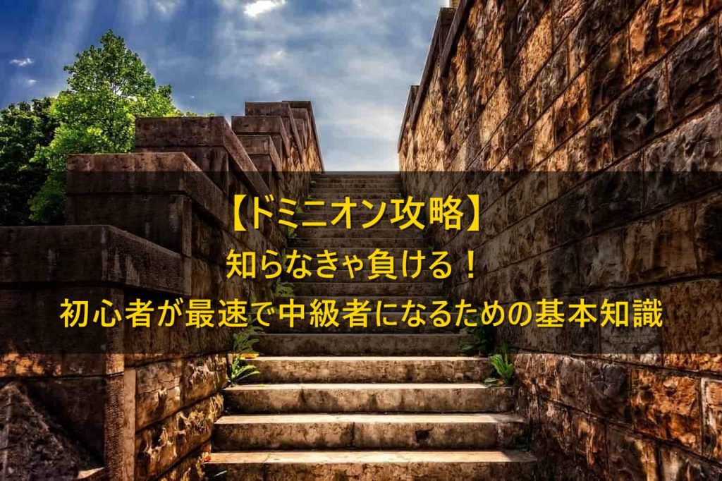 ドミニオン攻略法 知らなきゃ負ける 初心者が最速で中級者を目指すための基本知識 ボードゲームのある生活